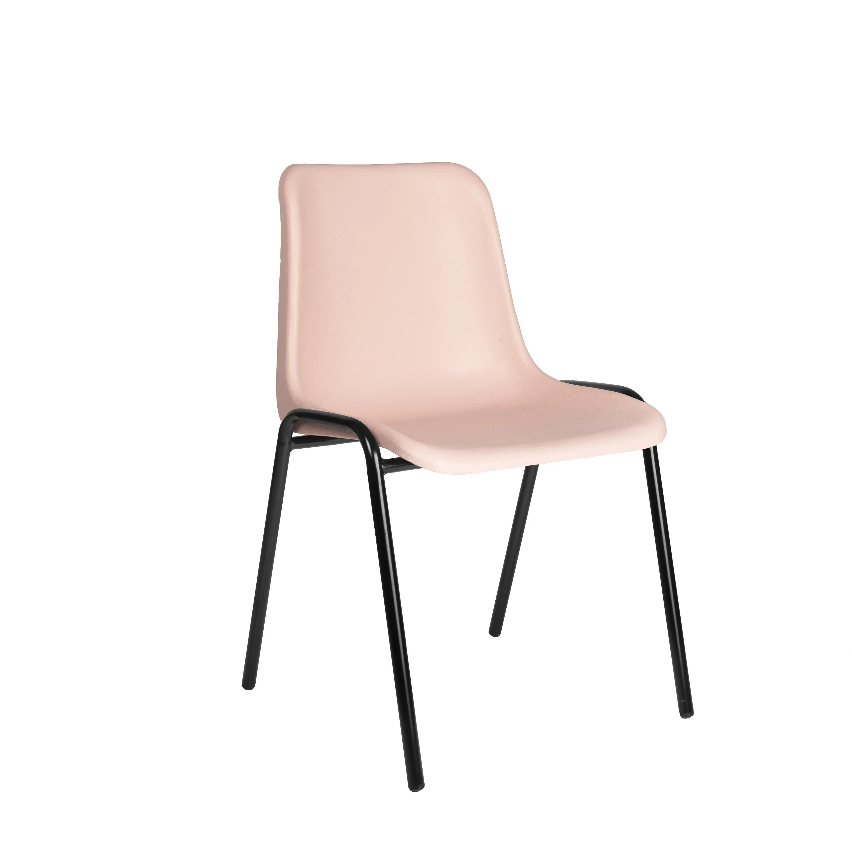 Kuip kantinestol sort stel