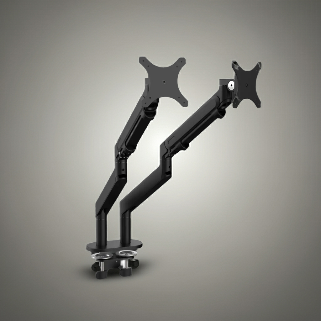 Dobbelt monitor arm