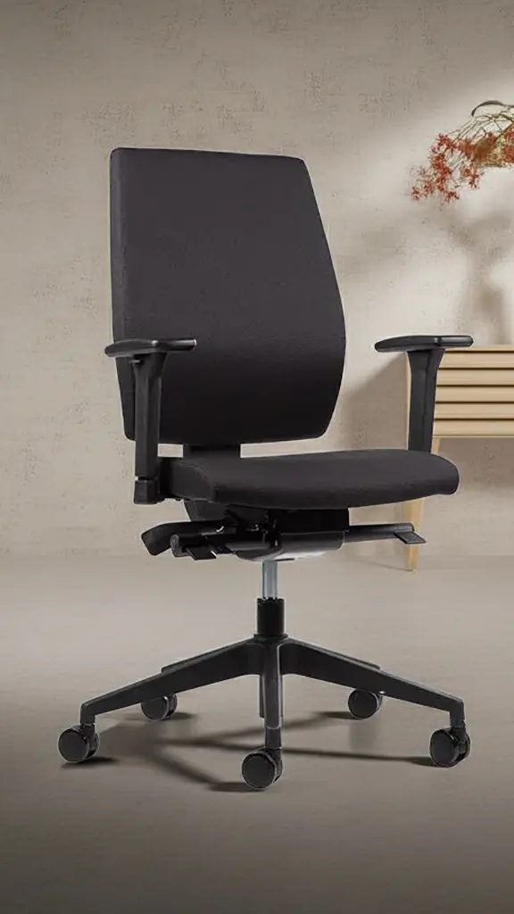 Profi ergonomisk kontorstol med høj ryg
