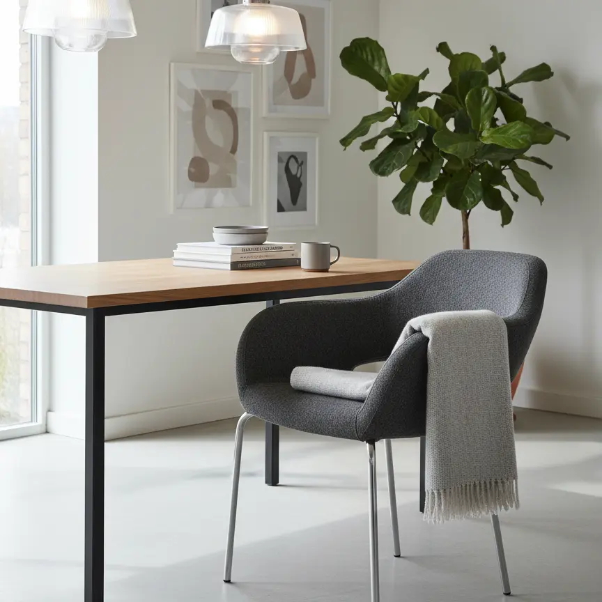 Belo mødestol med fire ben Sedia Verde mødestol