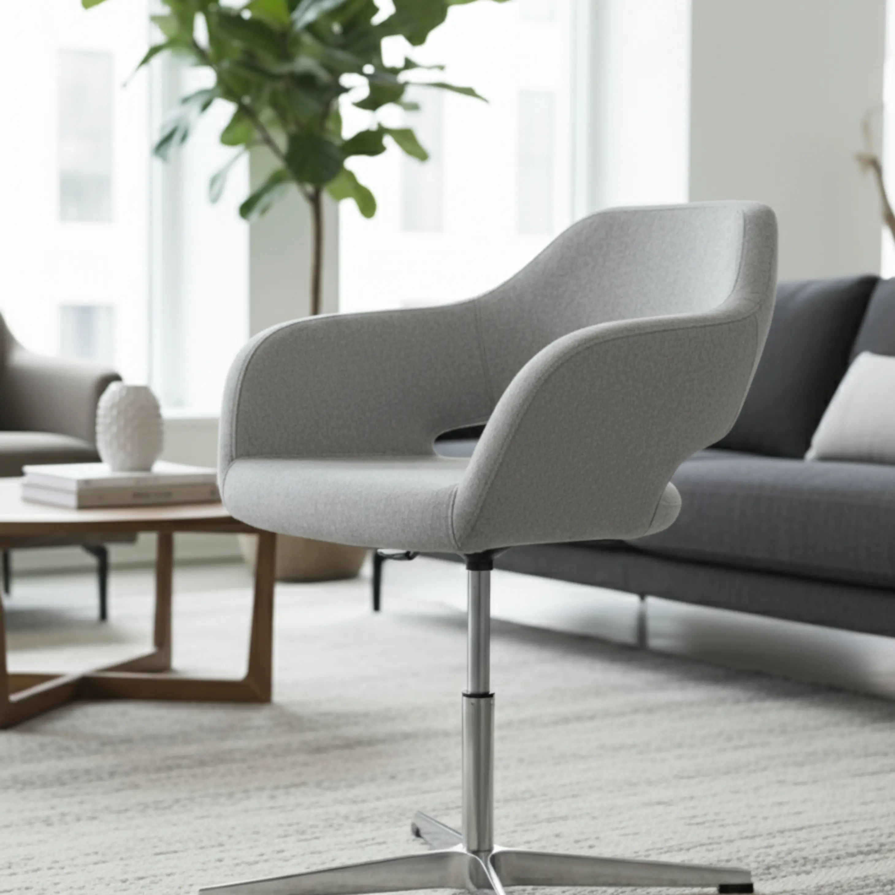 Belo mødestol med krydsfod Sedia Verde mødestol