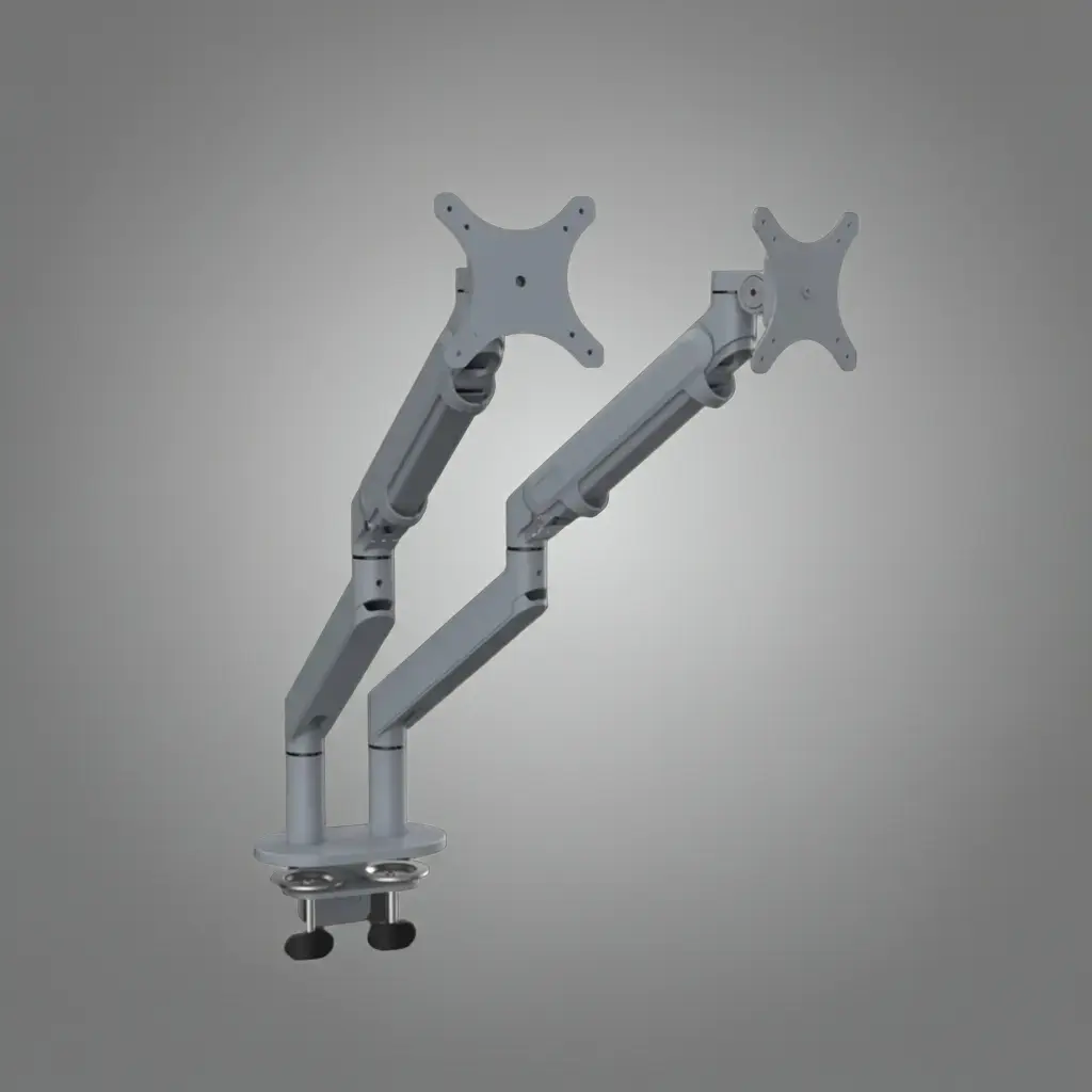 Dobbelt monitor arm Aoke tilbehør til hæve sænkeborde