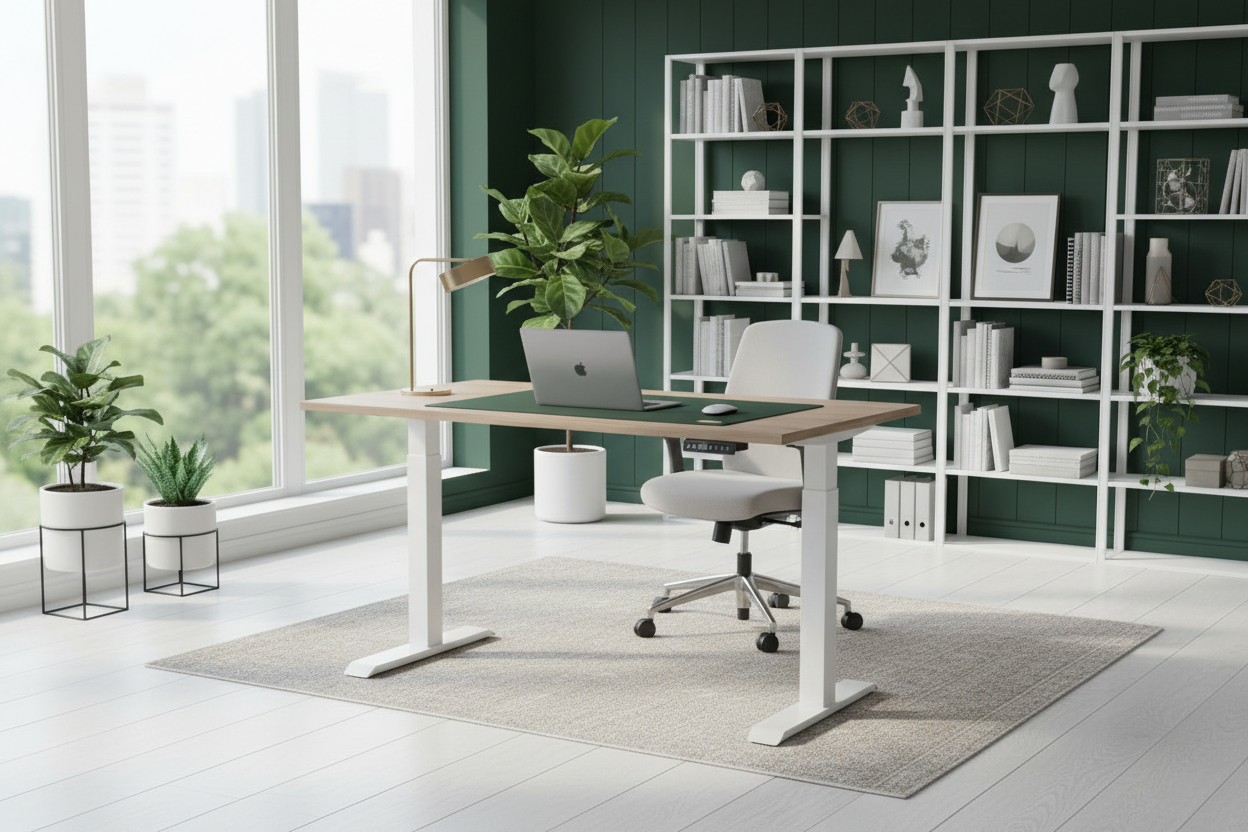 Slider med komplet workspace setup