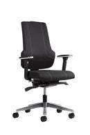 Comfy ergonomisk kontorstol med chrome stel Min butik 