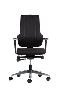 Comfy ergonomisk kontorstol med chrome stel Min butik 