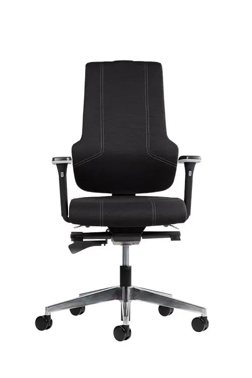Comfy ergonomisk kontorstol med chrome stel