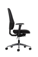 Comfy ergonomisk kontorstol med chrome stel Min butik 