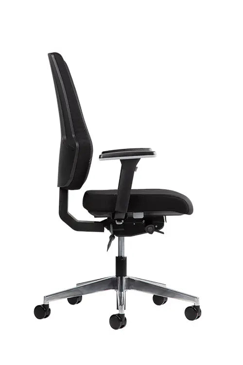 Comfy ergonomisk kontorstol med chrome stel Min butik 