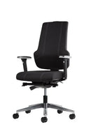 Comfy ergonomisk kontorstol med chrome stel Min butik 