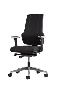Comfy ergonomisk kontorstol med chrome stel Min butik 