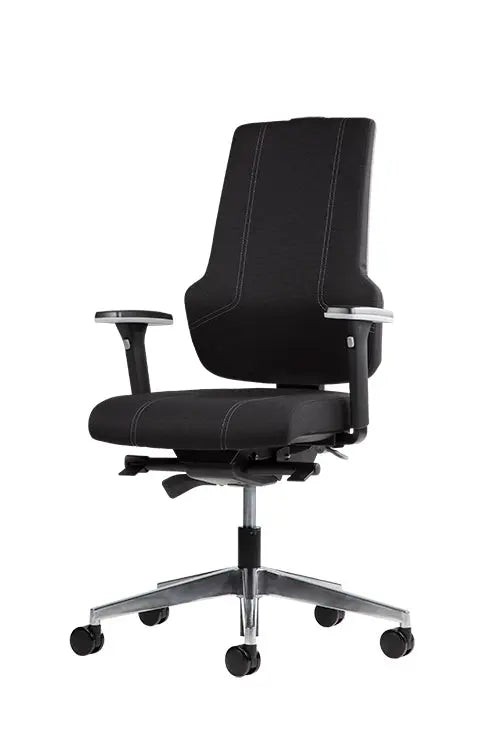 Comfy ergonomisk kontorstol med chrome stel Min butik 