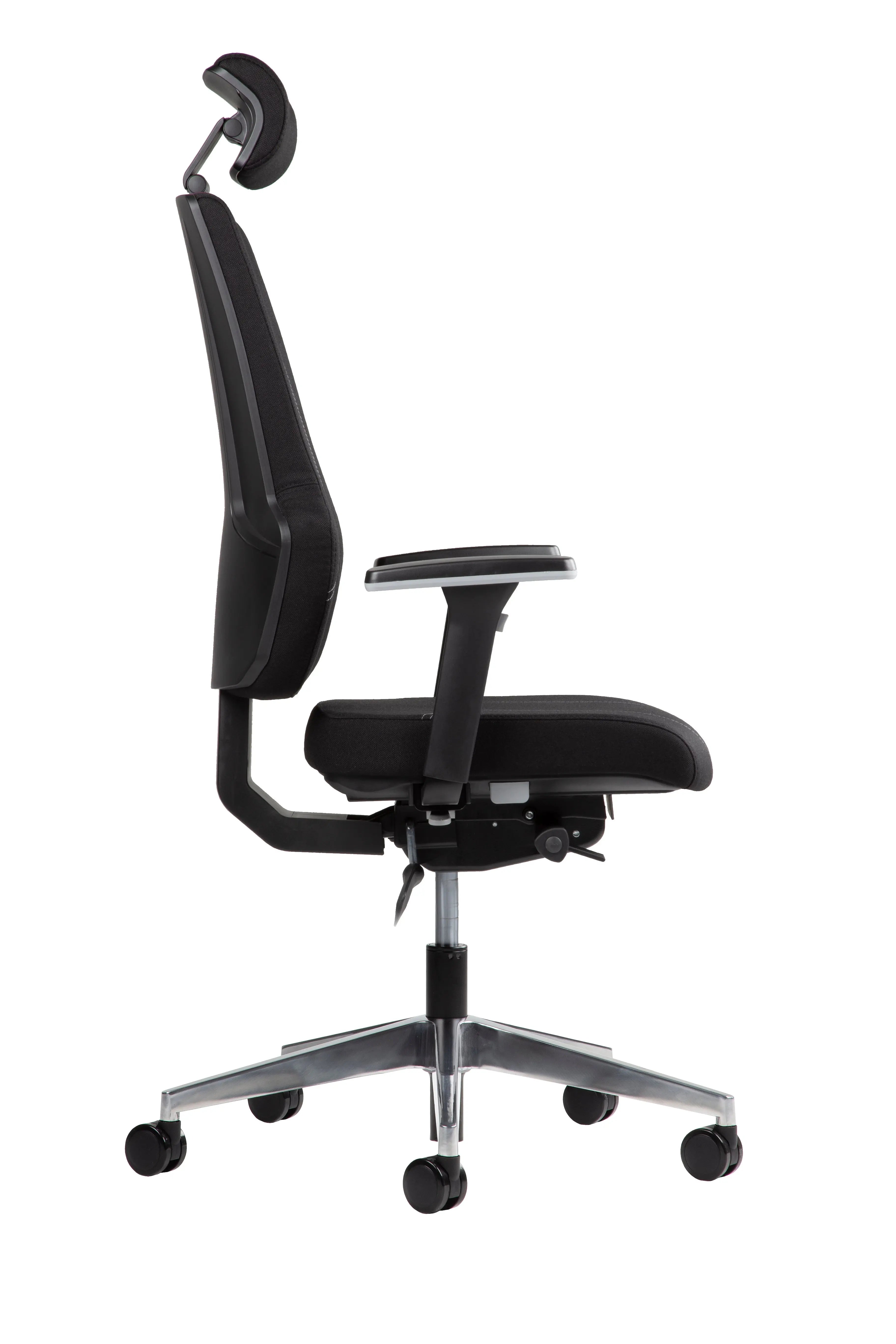 Comfy ergonomisk kontorstol med nakkestøtte med chrome stel Sedia Verde Ergonomisk kontorstol