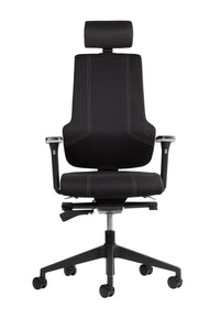 Comfy ergonomisk kontorstol med nakkestøtte Sedia Verde Ergonomisk kontorstol