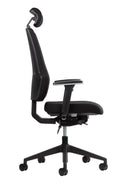 Comfy ergonomisk kontorstol med nakkestøtte Sedia Verde Ergonomisk kontorstol