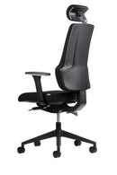 Comfy ergonomisk kontorstol med nakkestøtte Sedia Verde Ergonomisk kontorstol