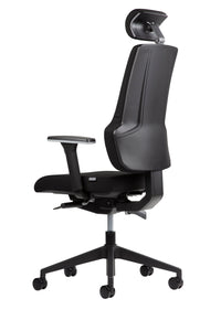 Comfy ergonomisk kontorstol med nakkestøtte Sedia Verde Ergonomisk kontorstol