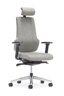 Comfy ergonomisk kontorstol med nakkestøtte Sedia Verde Ergonomisk kontorstol