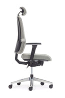 Comfy ergonomisk kontorstol med nakkestøtte Sedia Verde Ergonomisk kontorstol
