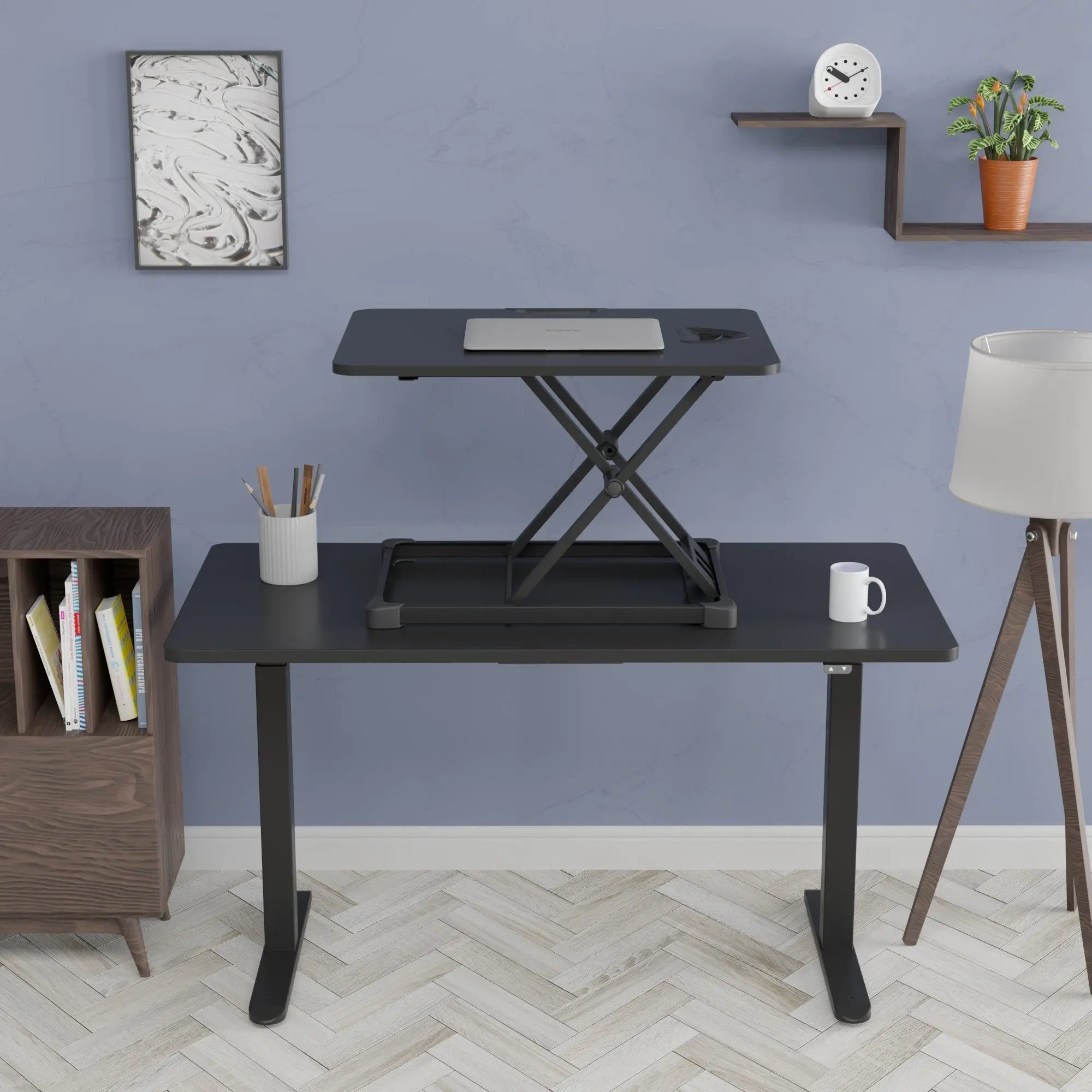 Hæve sænke desk riser