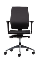 Profi ergonomisk kontorstol med høj ryg i chrome Sedia Verde Ergonomisk kontorstol