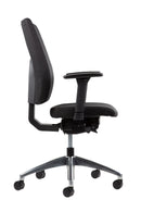 Profi ergonomisk kontorstol med høj ryg i chrome Sedia Verde Ergonomisk kontorstol