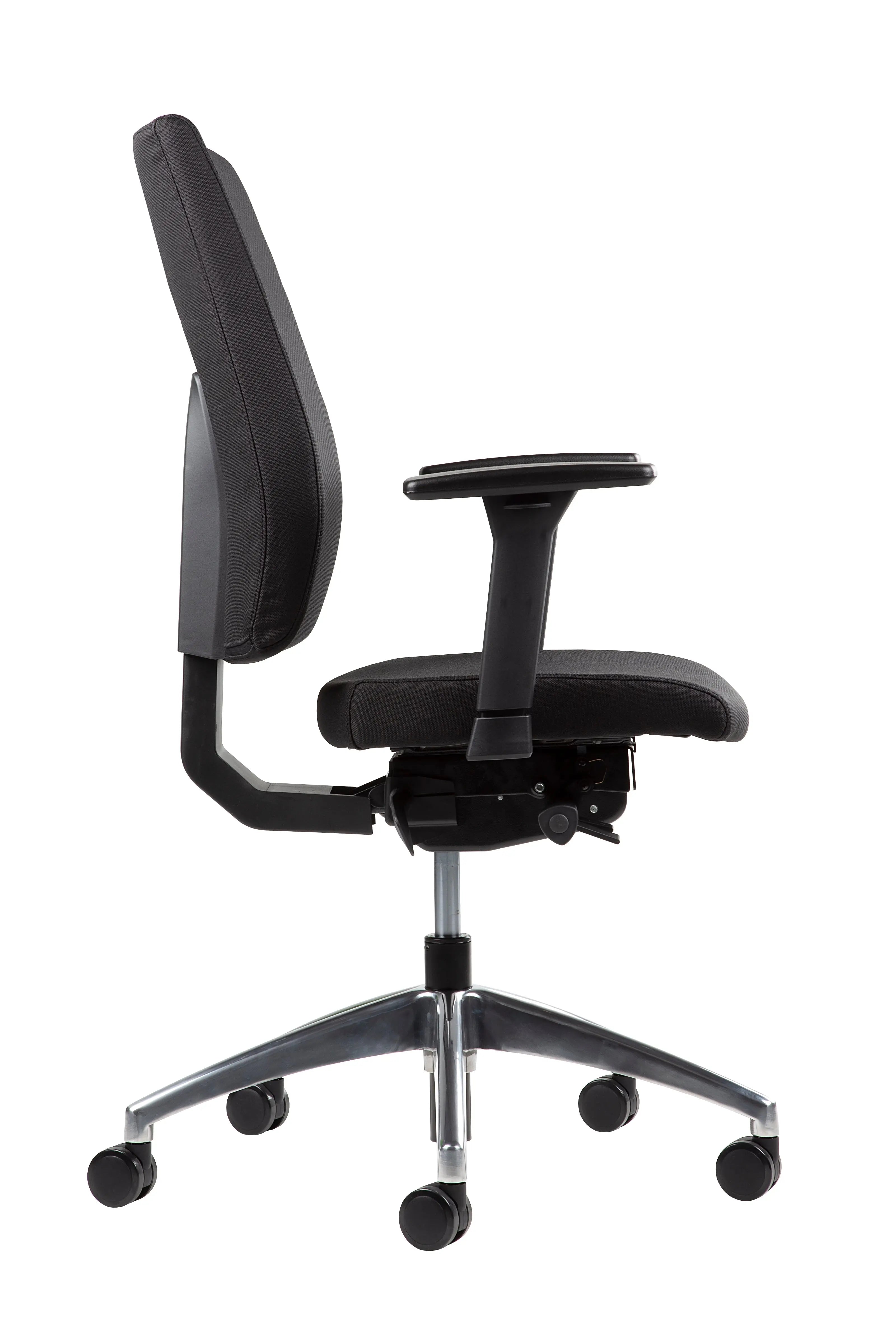 Profi ergonomisk kontorstol med høj ryg i chrome Sedia Verde Ergonomisk kontorstol