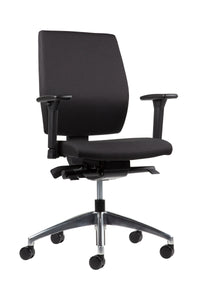 Profi ergonomisk kontorstol i chrome Sedia Verde Ergonomisk kontorstol
