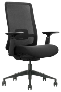 Vane kontorstol i sort Sedia Verde Ergonomisk kontorstol