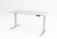 Drive single motor desk hvidt stel Aoke hæve sænkebord