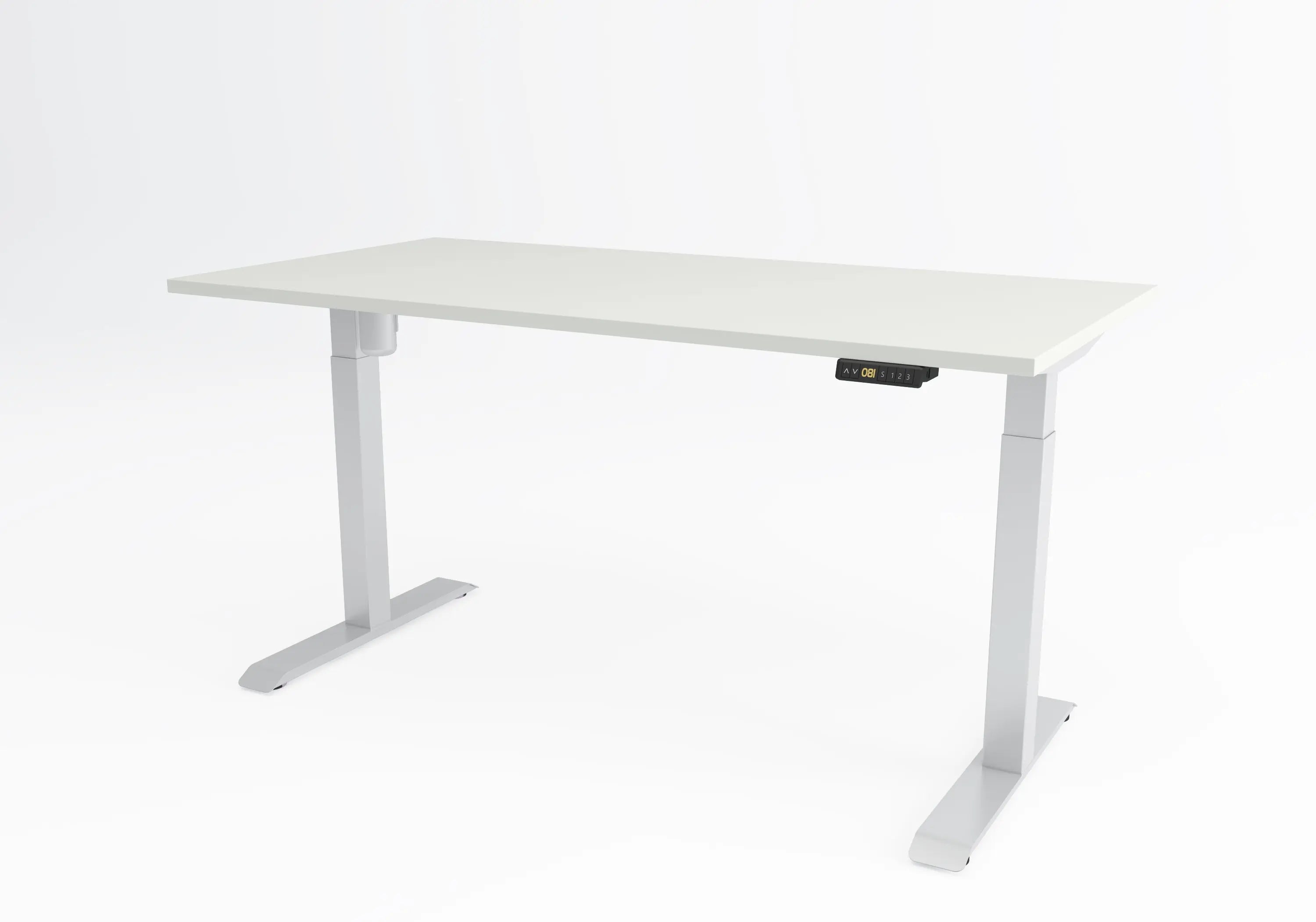 Drive single motor desk hvidt stel Aoke hæve sænkebord