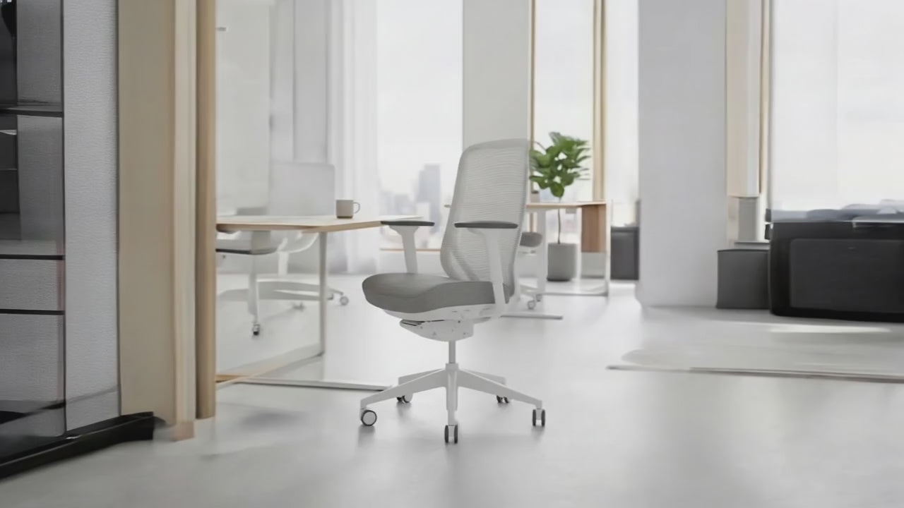 Glory kontorstol i hvid